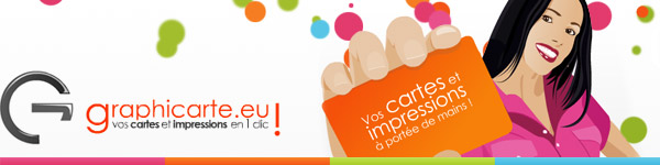 Graphicarte.eu, vos cartes et impressions en 1 clic !